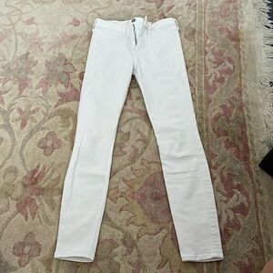 skinny white Holister jeans